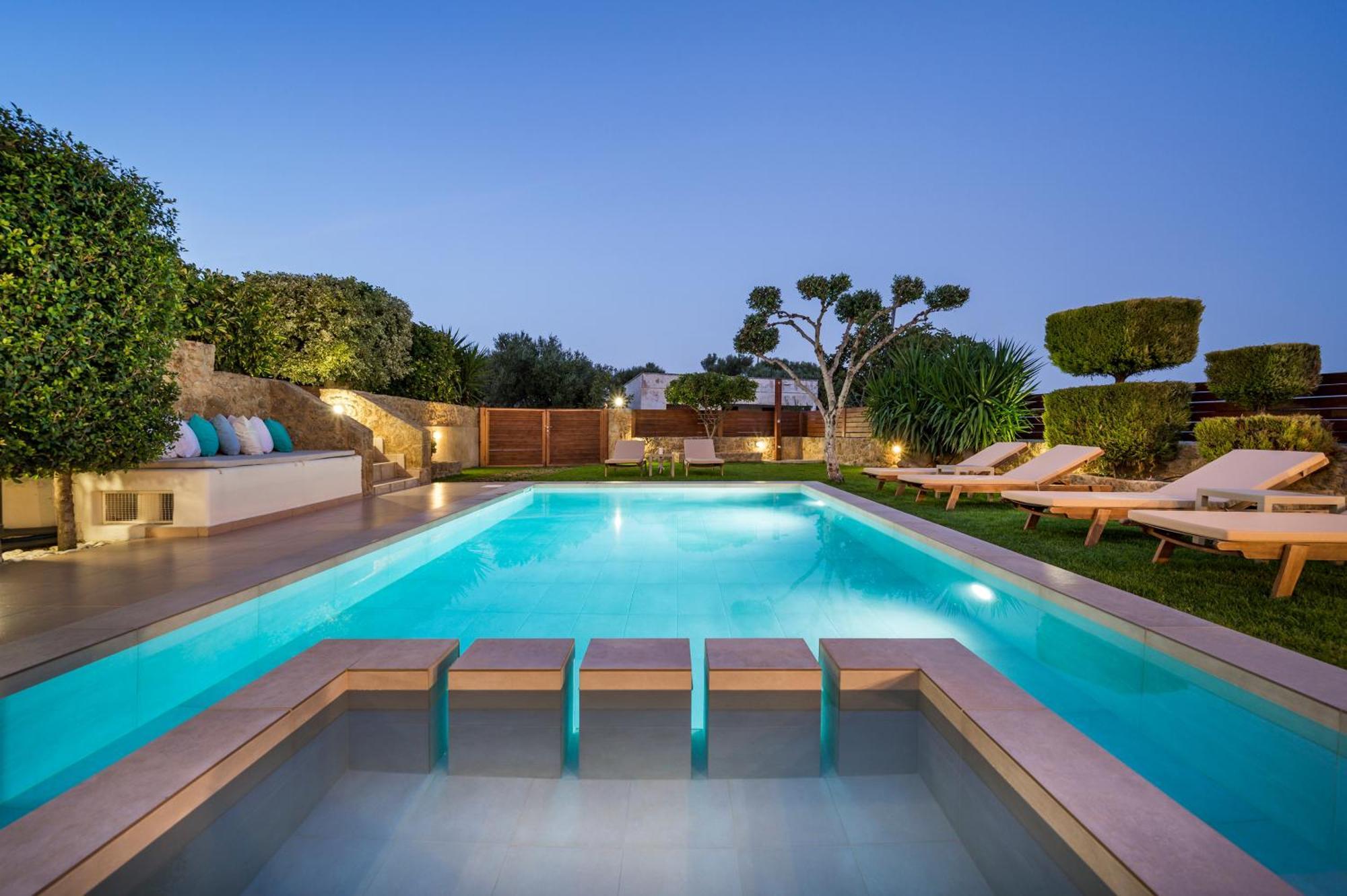 Villa Georgia Heated Pool & Jet-Tub Kolymbari Exterior photo
